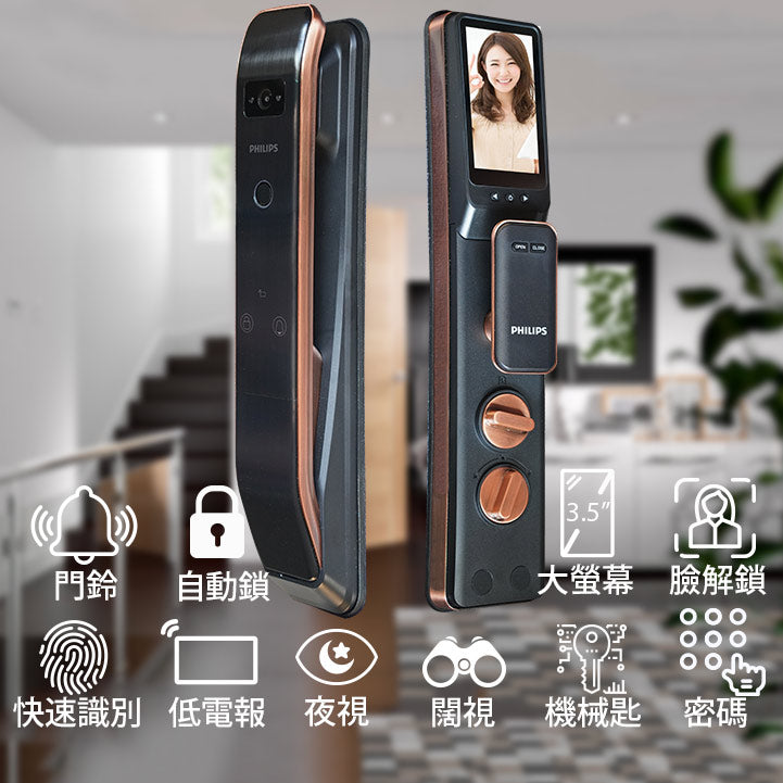 Philips 電子鎖 303 視門鎖