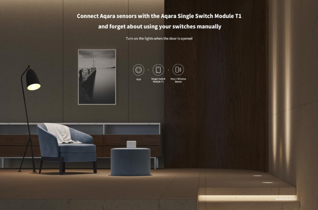 Aqara Single Switch Module T1 單控模塊 附中性線