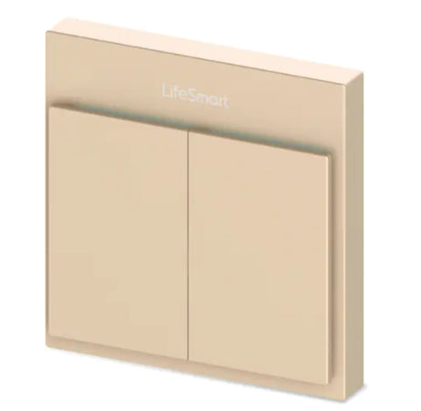 LifeSmart BLEND Smart Switch 流光開關 (2位智能燈掣) (黑/金)