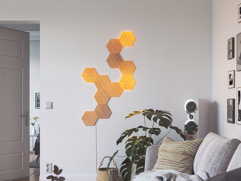 Nanoleaf Hexagon Light Panels - Expansion pack (3 Light panels) 觸控聲控彩色智能燈具